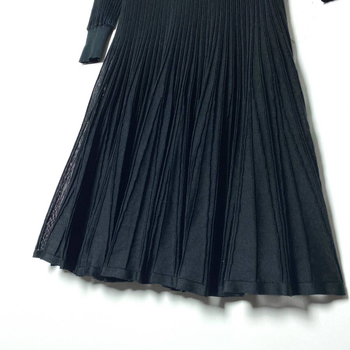 CHANEL シャネル ニットワンピース 09C ブラック＊