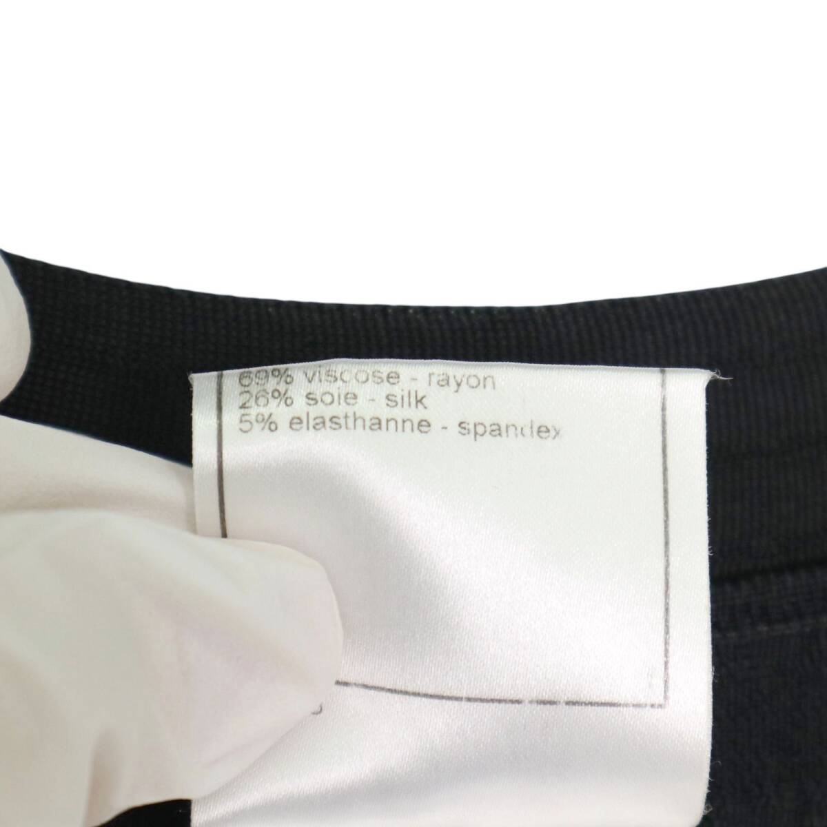 CHANEL シャネル ニットワンピース 09C ブラック＊