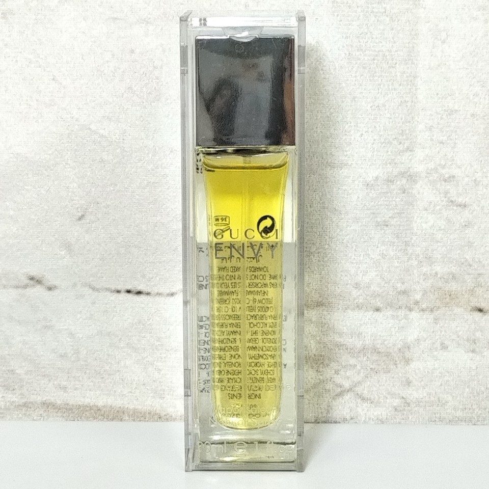 【 GUCCI 】 30ml 国内正規品 ほぼ満タン ENVY グッチ エンヴィ EDT オードトワレ SP スプレー 香水 フレグランス ケース付き 200 S-1