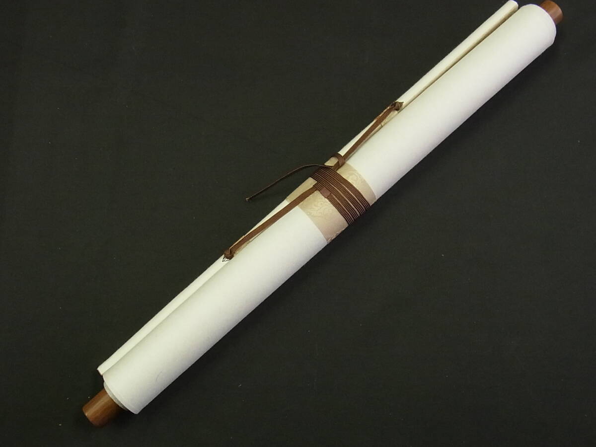 【模写】 t1885 蔵出 掛軸 石州 万里の長城 紙本 風景 書画骨董 中国 紙箱付 古美術_画像10