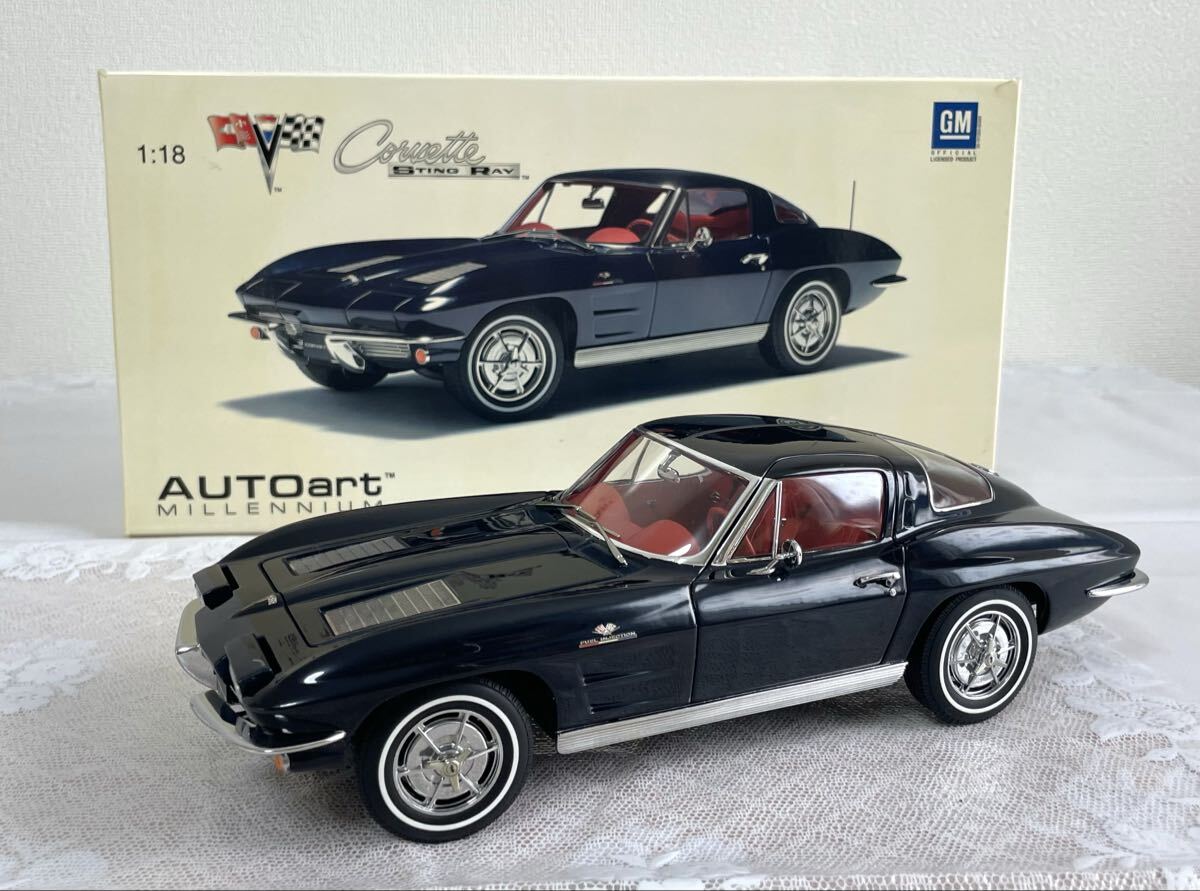 【17日まで出品】オートアート 1/18 シボレー コルベット クーペ 1963 imgrc0166043252.jpg