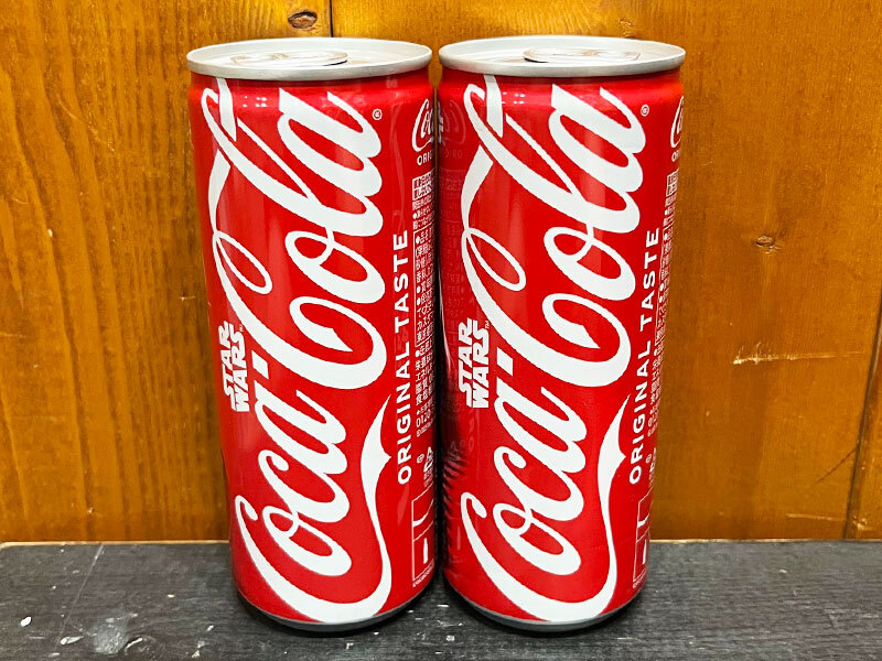新品 未開封 自販機限定 STAR WARS COCA COLA 250ml 缶 2種 セット ダースモール パルパティーン コカコーラ スターウォーズ F