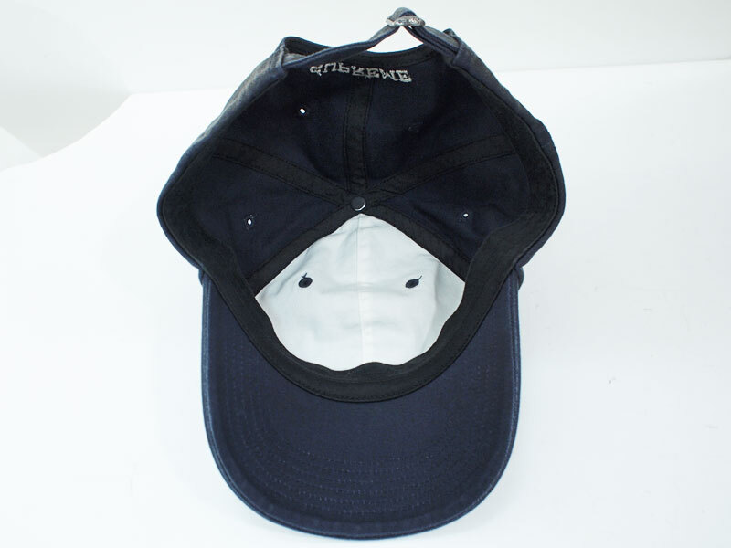 極美品 24AW 定価8800円 Supreme Bleached Chino 6-Panel ブリーチ 加工 チノ 6パネル キャップ スクリプトロゴ シュプリーム FT