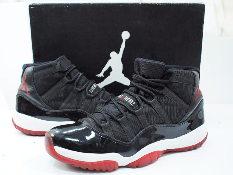 27.5cm 2012 NIKE AIR JORDAN 11 RETRO BRED エアジョーダン11 レトロ ブレッド US9.5 378037-010 FT_画像1