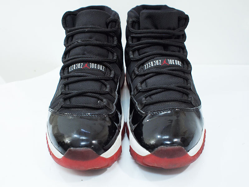 27.5cm 2012 NIKE AIR JORDAN 11 RETRO BRED エアジョーダン11 レトロ ブレッド US9.5 378037-010 FT_画像3