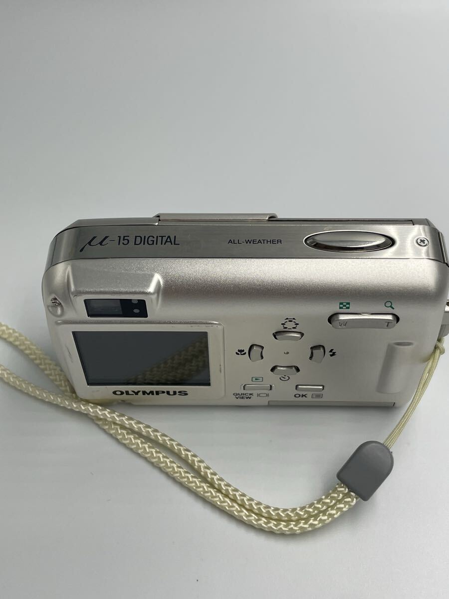 1円スタート OLYMPUS オリンパス ミュー μ-15 DIGITAL コンパクトデジタルカメラ 5.8-17.4mm 1:3.1-5.2 デジカメ 動作未確認