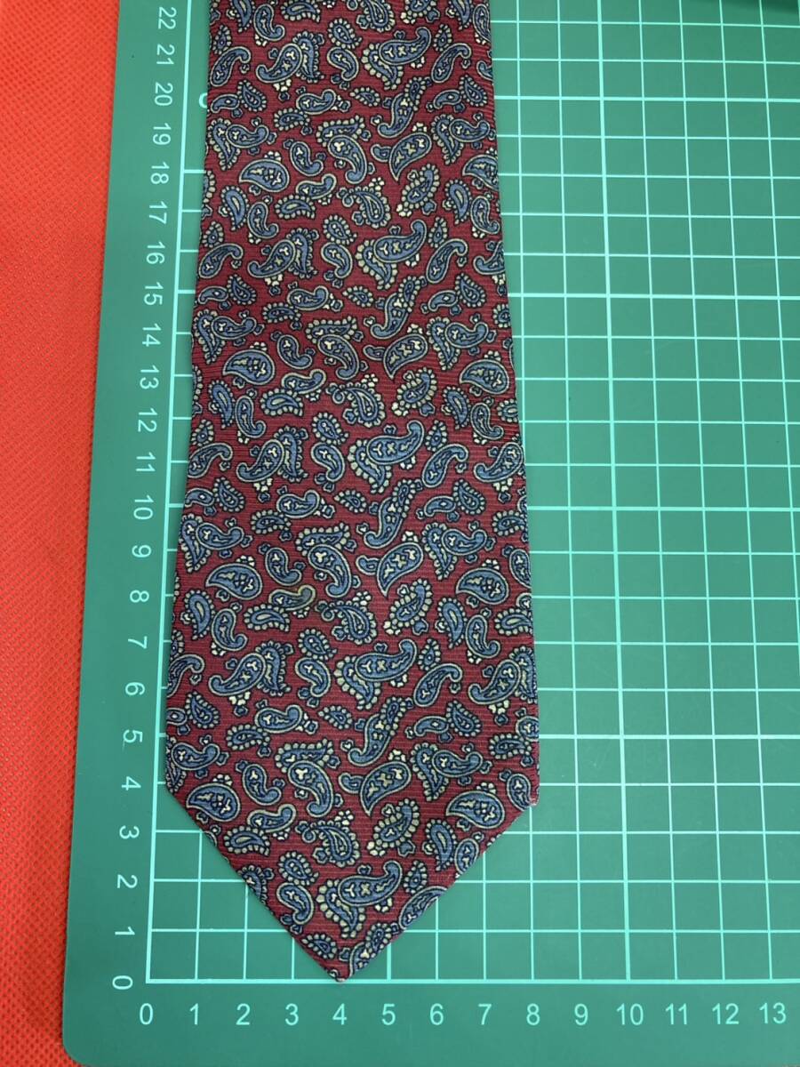 CHANEL 1本 シャネル BURBERRY 2本 バーバリー ネクタイ まとめて 中古 シルク 絹 イギリス制 イタリア制 ALL SILK ペイズリー柄