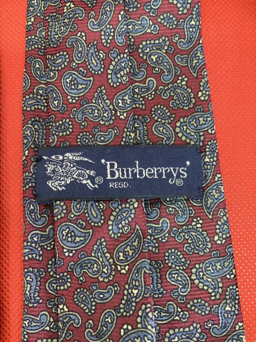 CHANEL 1本 シャネル BURBERRY 2本 バーバリー ネクタイ まとめて 中古 シルク 絹 イギリス制 イタリア制 ALL SILK ペイズリー柄