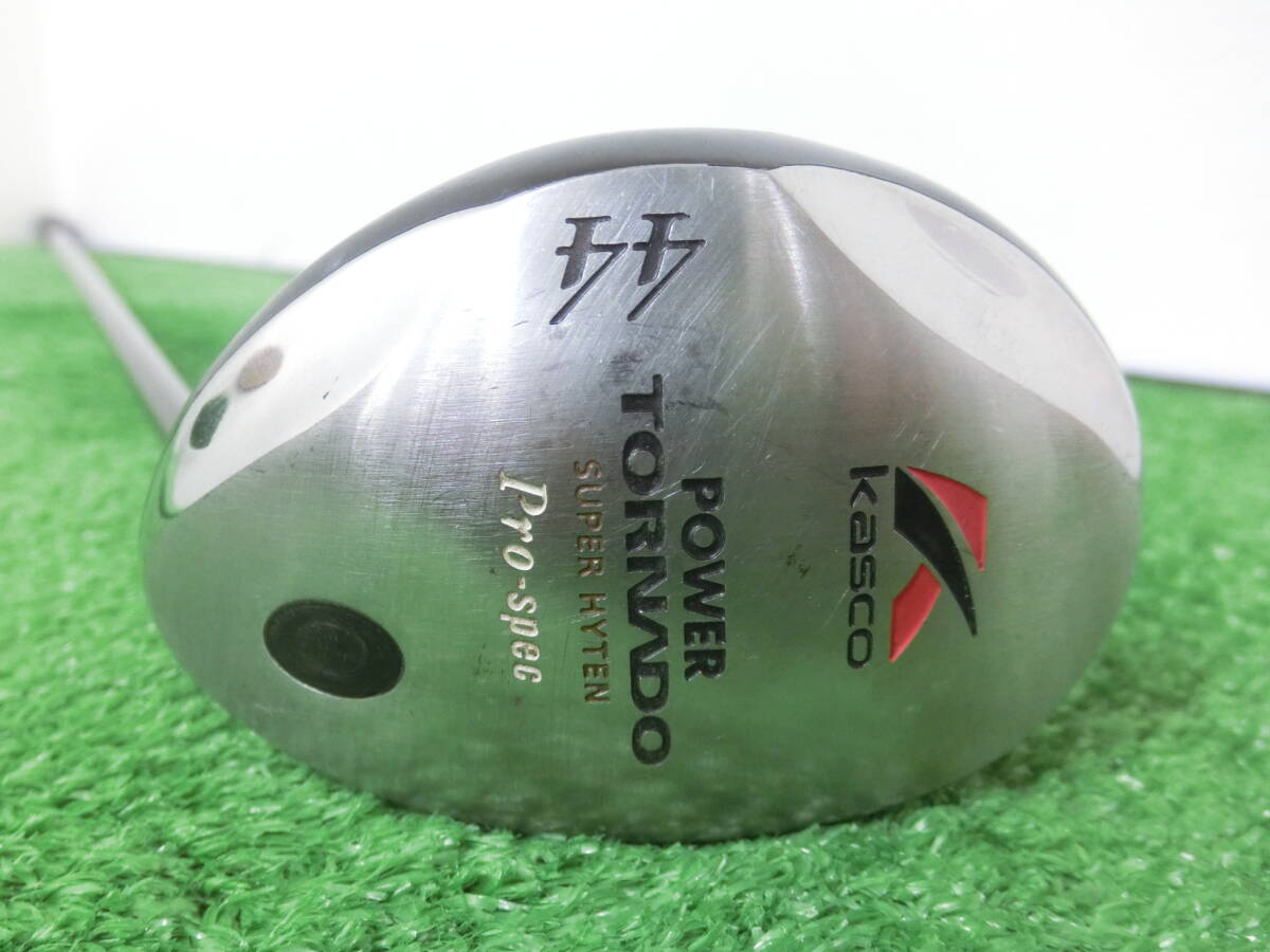 ♪Kasco キャスコ POWER TORNADO SUPER HYTEN Pro-spec 44U ユーティリティ ?°/純正 シャフト FLEX-S J0150♪_画像1
