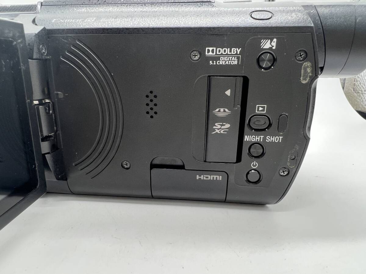 SONY FDR-AX55 4K HANDYCAM ソニー ビデオカメラ ブラック 動(dòng)作未確認(rèn) ジャンク品【10613】