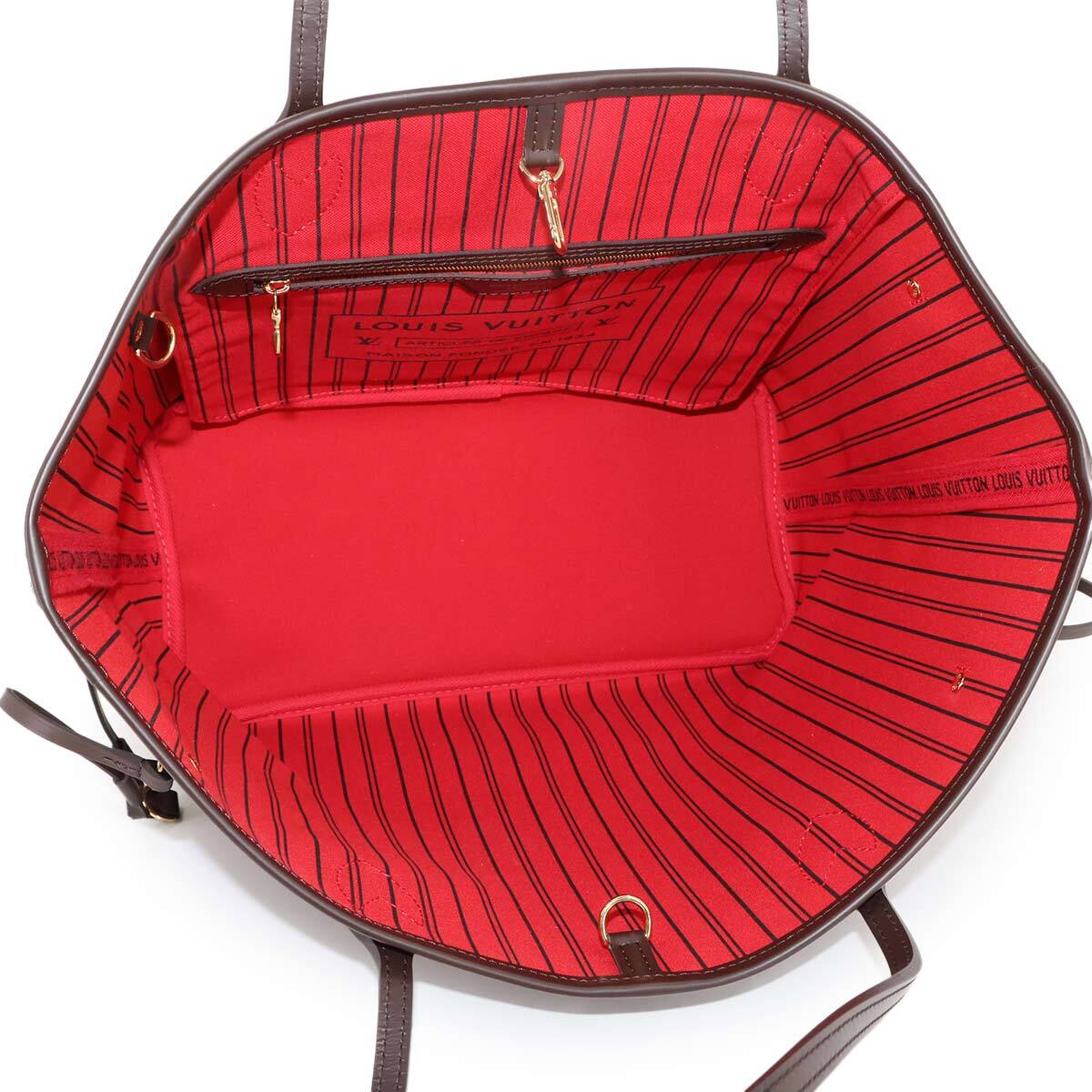  новый товар не использовался Louis Vuitton LOUIS VUITTON Damier neva- полный MM большая сумка ebens Lee zN40599 Brown 90293321