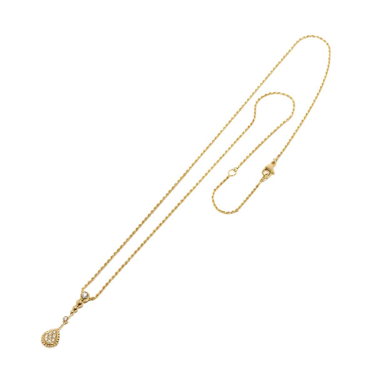 ブシュロン BOUCHERON セルパンボエム ダイヤ ネックレス 50cm K18 YG イエローゴールド 750 Diamond Necklace【証明書付き】 90293960_画像2