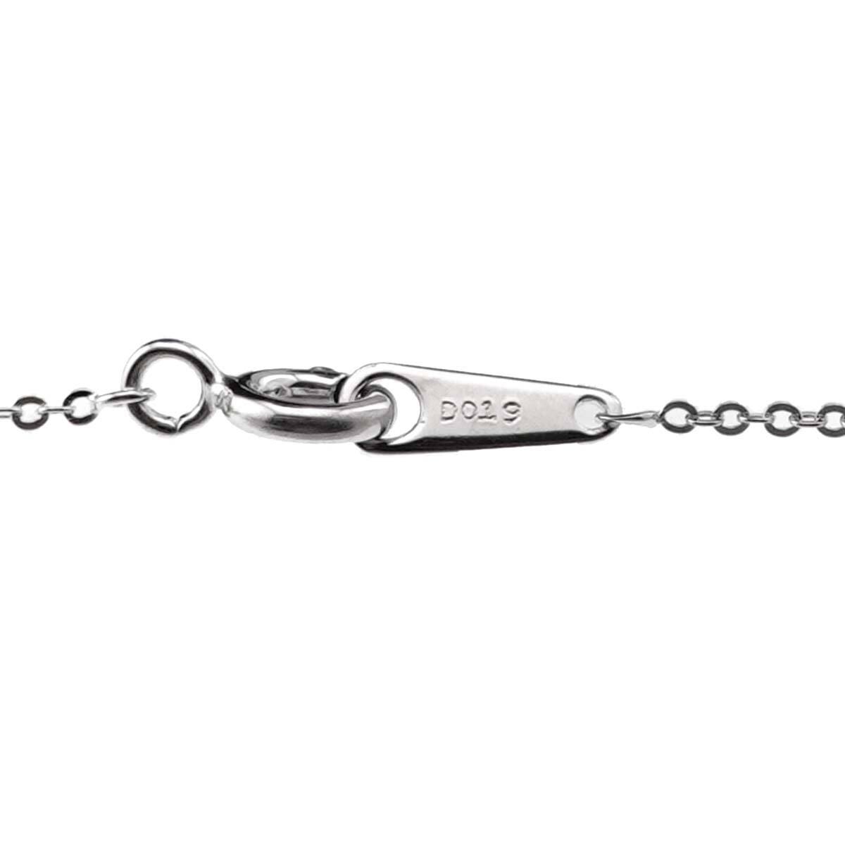  Vendome VENDOME diamond 0.19ct колье 41cm K18 WG белое золото 750 Heart Necklace 90291429