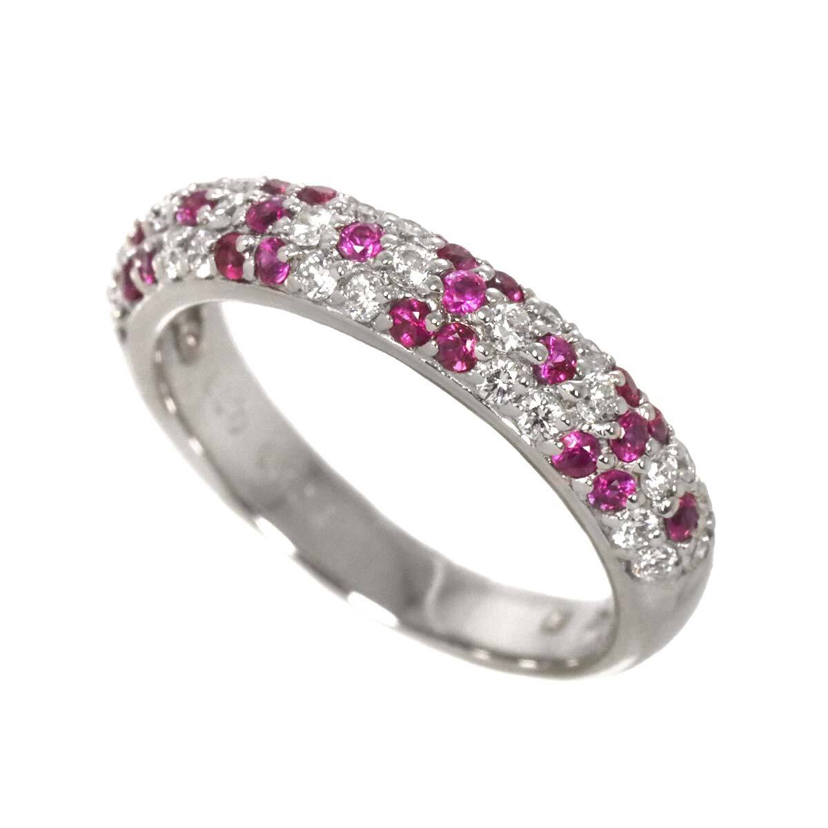 ポンテヴェキオ Ponte Vecchio 5号 リング サファイヤ 0.28ct ダイヤ 0.28ct K18 WG 750 指輪 Ring 90293222_画像5