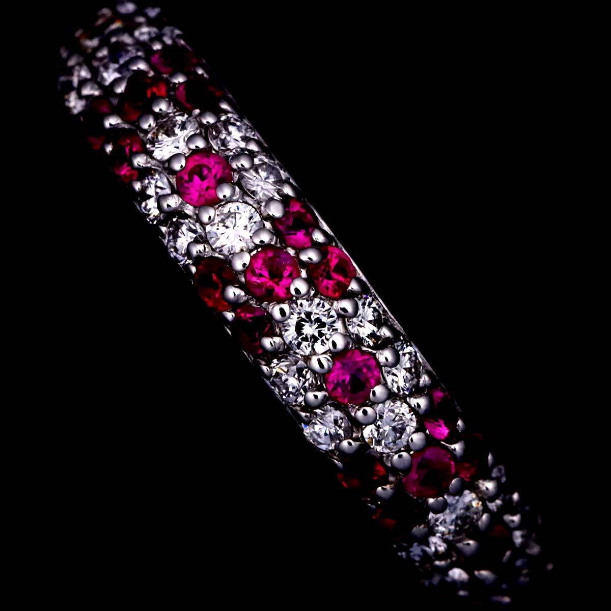 ポンテヴェキオ Ponte Vecchio 5号 リング サファイヤ 0.28ct ダイヤ 0.28ct K18 WG 750 指輪 Ring 90293222_画像6