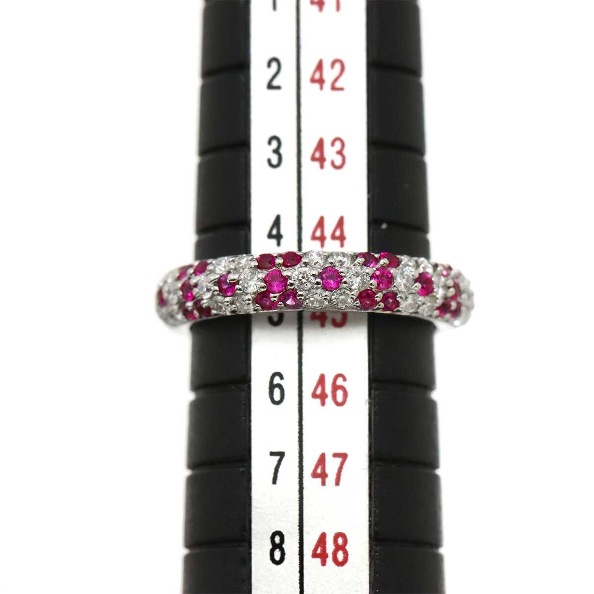 ポンテヴェキオ Ponte Vecchio 5号 リング サファイヤ 0.28ct ダイヤ 0.28ct K18 WG 750 指輪 Ring 90293222_画像7