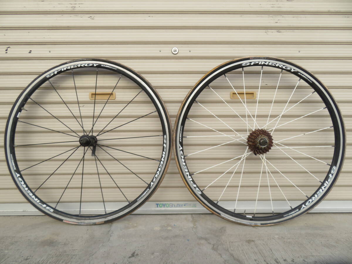 スピナジー SPINERGY XAERO LITE ロードバイク ホイールセット ジャンク品