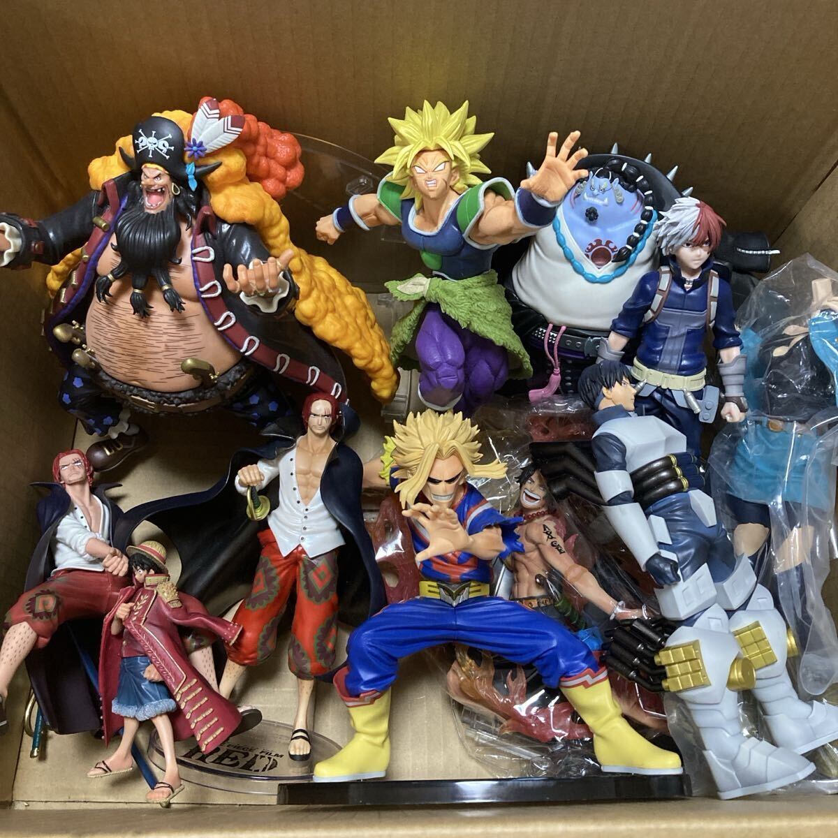 100 ジャンク ドラゴンボール ワンピース ONE PIECE ヒロアカ 転スラ バットマン フィギュアセット 大量