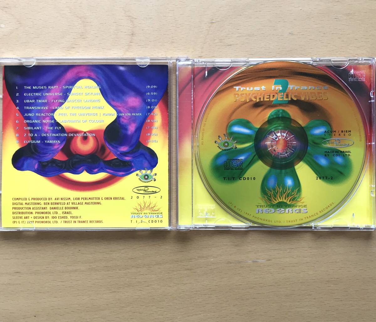 【ゴア】Various Psychedelic Vibes ２　CD ＃Goa Trance ＃ Psy-Trance　＃Trust In Trance ＃Ubar Tmar_画像3