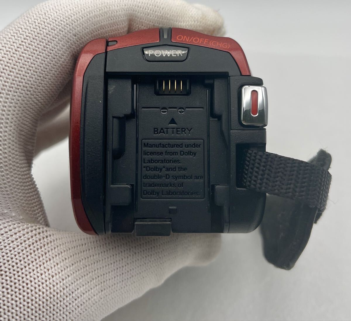 1円?①【動作確認(rèn)済み】美品 Canon キヤノン ビデオカメラ ivis HF R32 Canon レッド バッテリー 充電器