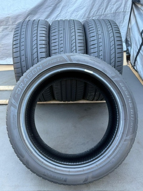 中古タイヤ4本セット　225/45/17 PIRELLI DRAGON 良好な状態のタイヤ 2021年製 225/45/17 PIRELLI DRAGON 良好な状態のタイヤ 2021年製_画像6