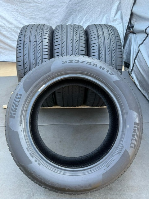 中古タイヤ4本セット 225/55/17 PIRELLI 2024年製 非常に良い状態のタイヤ 225/55/17 PIRELLI 2024年製 非常に良い状態のタイヤ_画像7