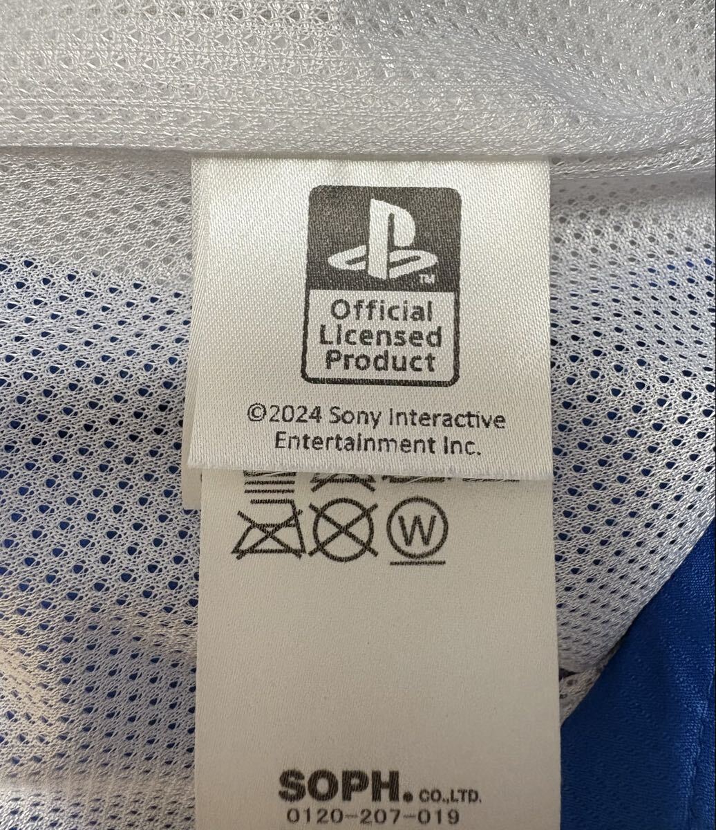 新品試着のみ F.C.Real Bristol PlayStation WARM UP JACKET M BLUE 青 FCRB SOPH. エフシーアールビー プレイステーション MEDIUM 24-25AW_画像9