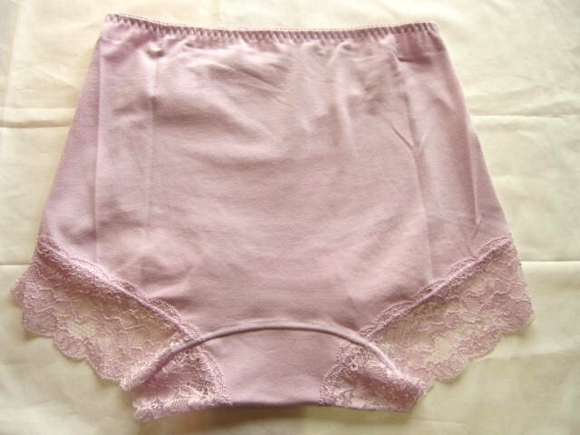 *送料無料*新品*L*スッキリeショーツ4枚*フロント部分生地2重でお腹スッキリ・綿たっぷり・履きこみ丈深め・マチ幅広め*アズ*_画像3