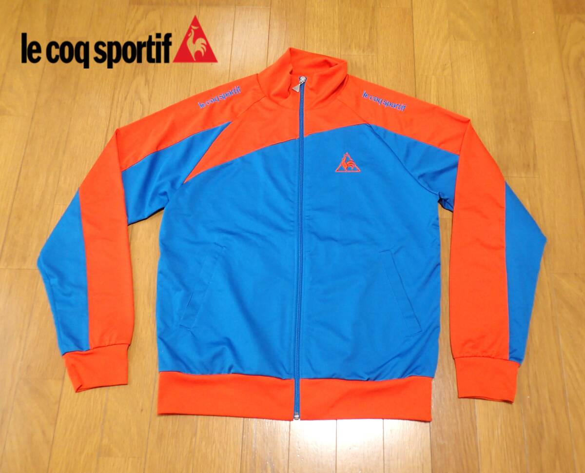 ☆le coq sportif　☆ルコック　☆デサント　☆スポーツウエア　☆トラックジャージ　☆ジップアップジャケット　☆メンズ　☆L 