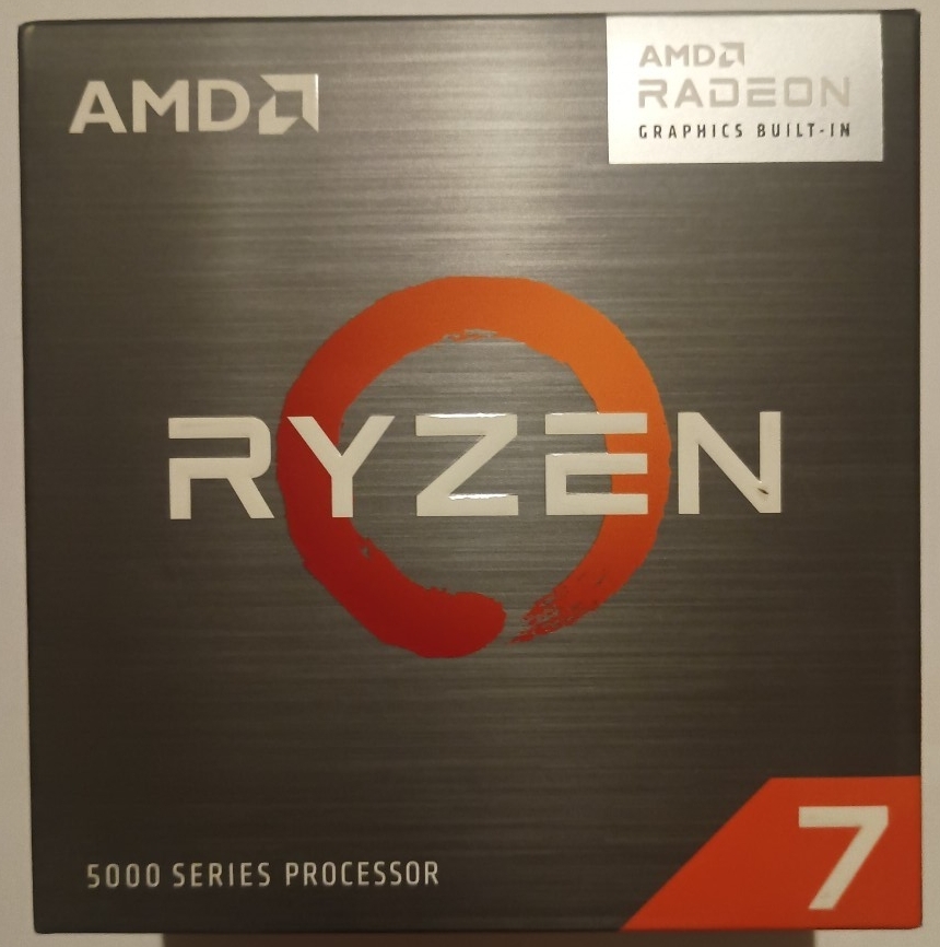 AMD Ryzen5700G クーラー未使用 AM4 Ryzen7 BOX