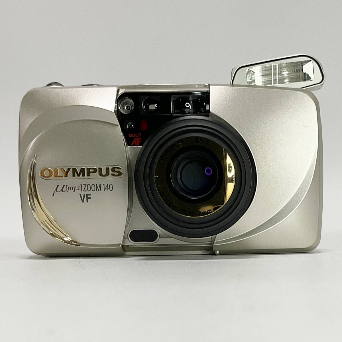 【63588T】基本動作確認済み　OLYMPUS μ ZOOM　140VF　38-140mm　ケース付　目立つキズ汚れなし　現状品_画像2