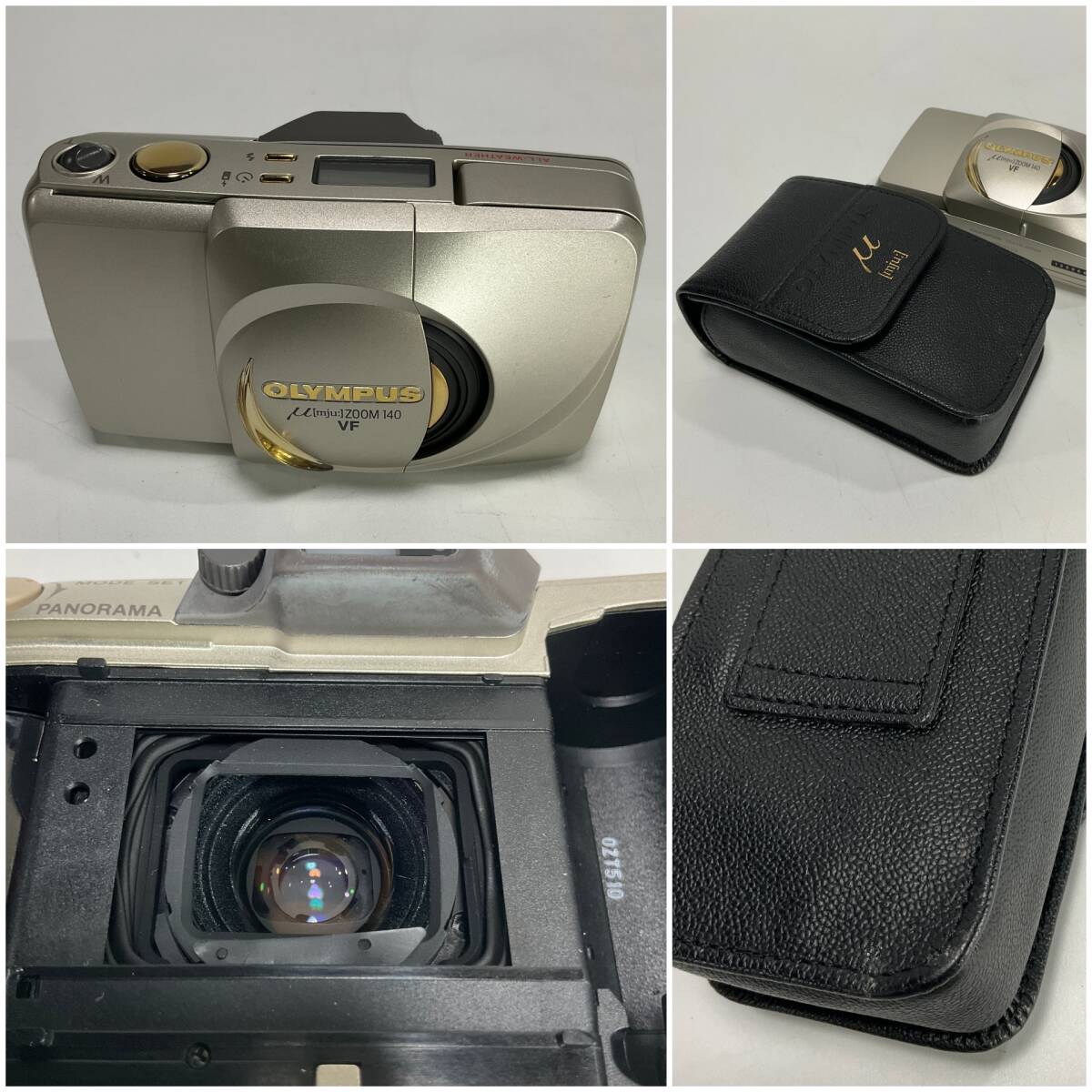 【63588T】基本動作確認済み　OLYMPUS μ ZOOM　140VF　38-140mm　ケース付　目立つキズ汚れなし　現状品_画像10