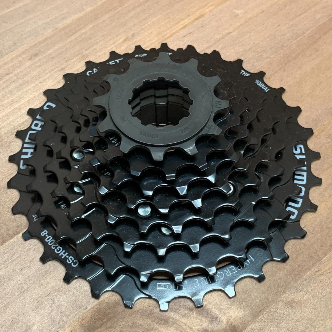 【新品】SHIMANO CS?HG200-8 8速 スプロケット 12-32T