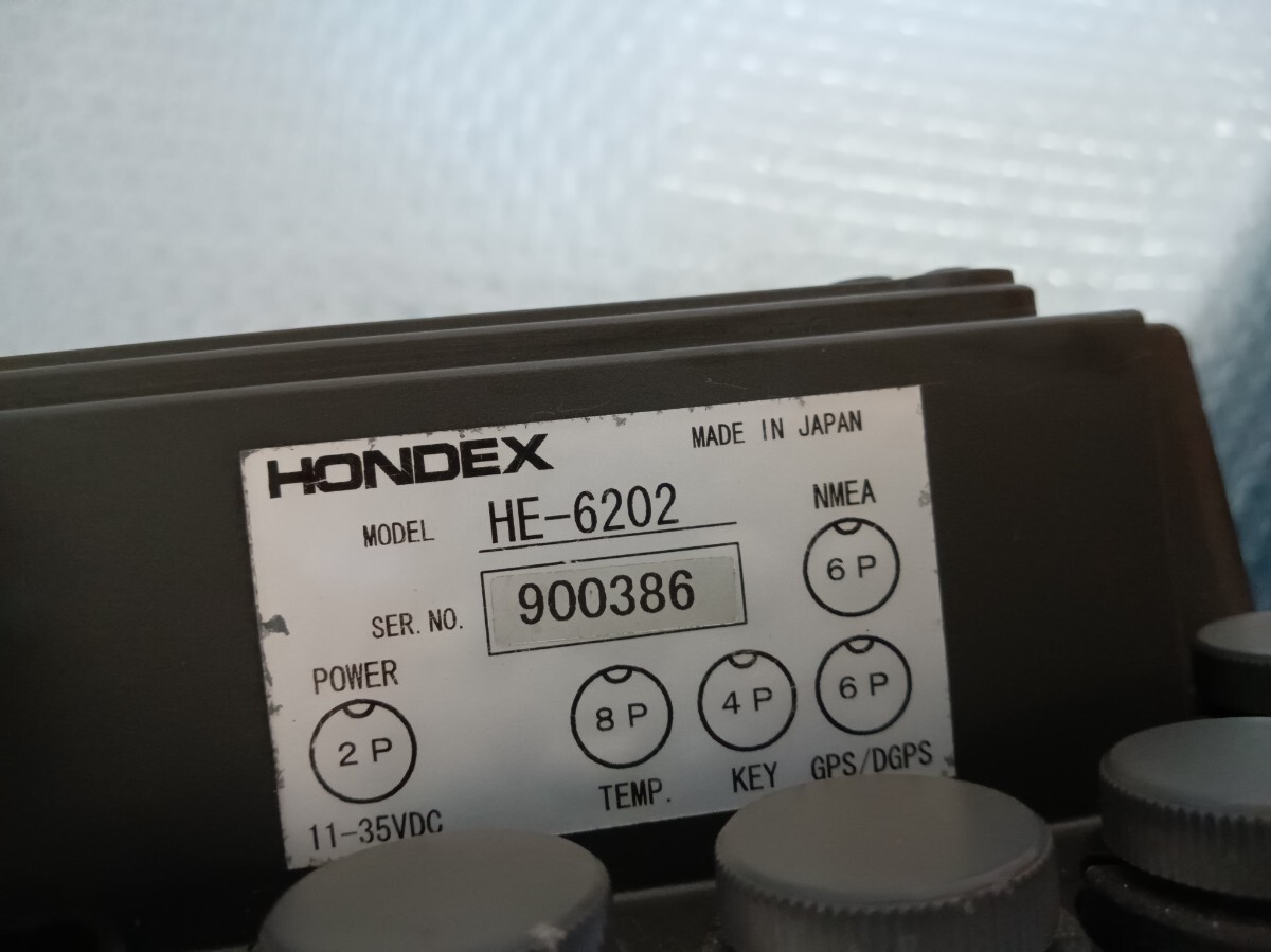 希少　 HONDEX　 ホンデックス　HE-6202 GPS魚探 DGPS GPSプロッター　GPS COLOR LCD PLOTTER ジャンク