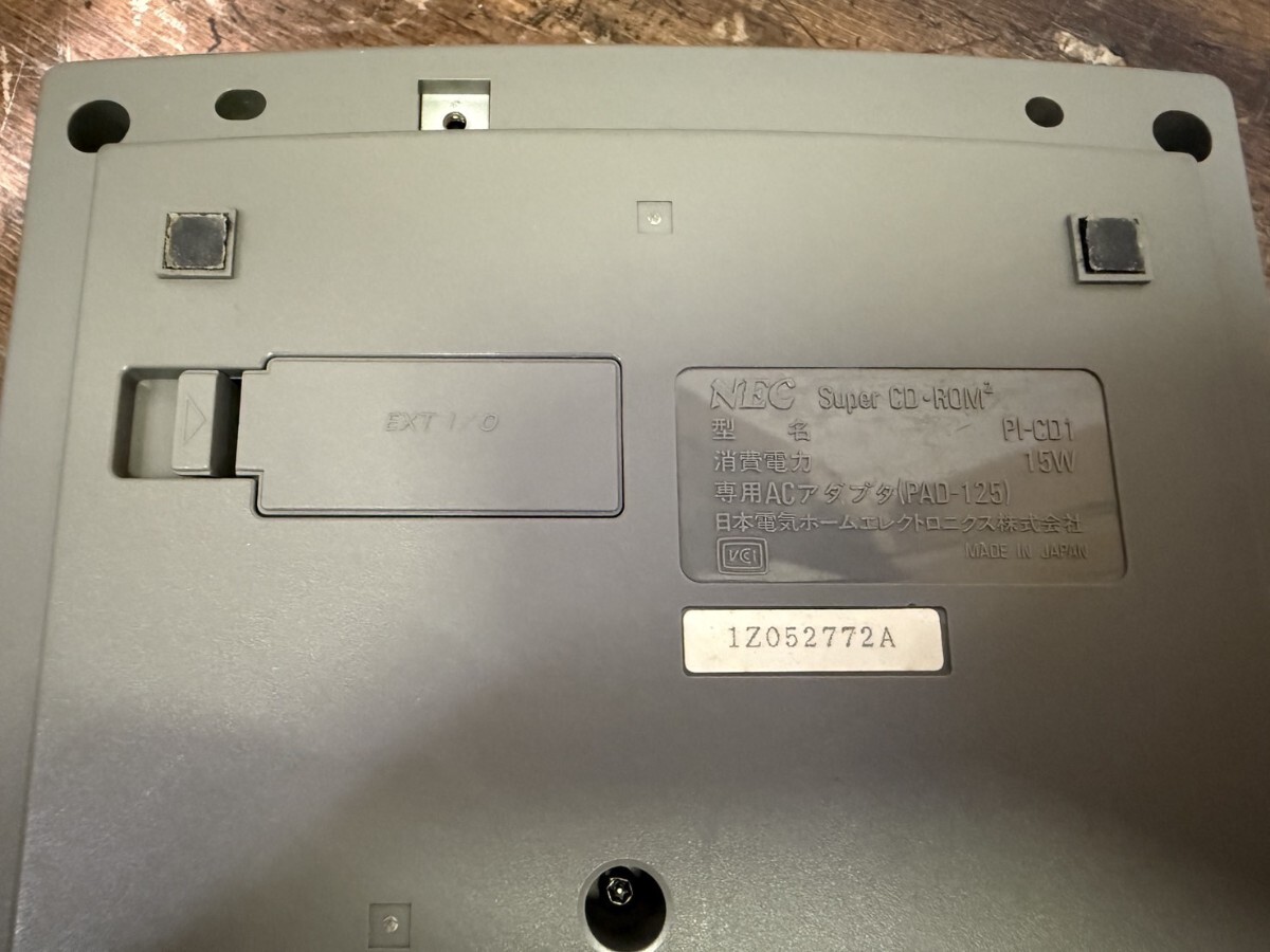 希少　箱付　NEC PI-CD1 PCエンジン　SUPER CD-ROM2 本體　PCE レトロゲーム　ゲーム機(jī)　ジャンク