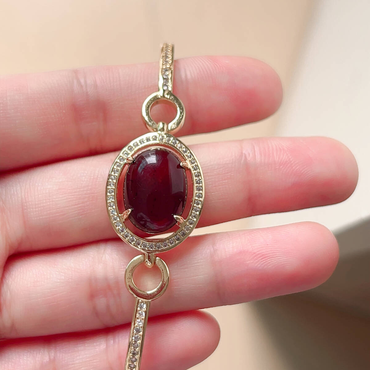 ◇ブラッドアンバー(琥珀)◇ブレスレット◇天然石◇パワーストーン◇巾着袋付き◇プレゼントにも040B91101 _画像7