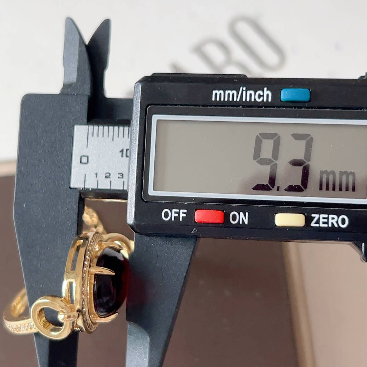 ◇ブラッドアンバー(琥珀)◇ブレスレット◇天然石◇パワーストーン◇巾着袋付き◇プレゼントにも040B91101 _画像6