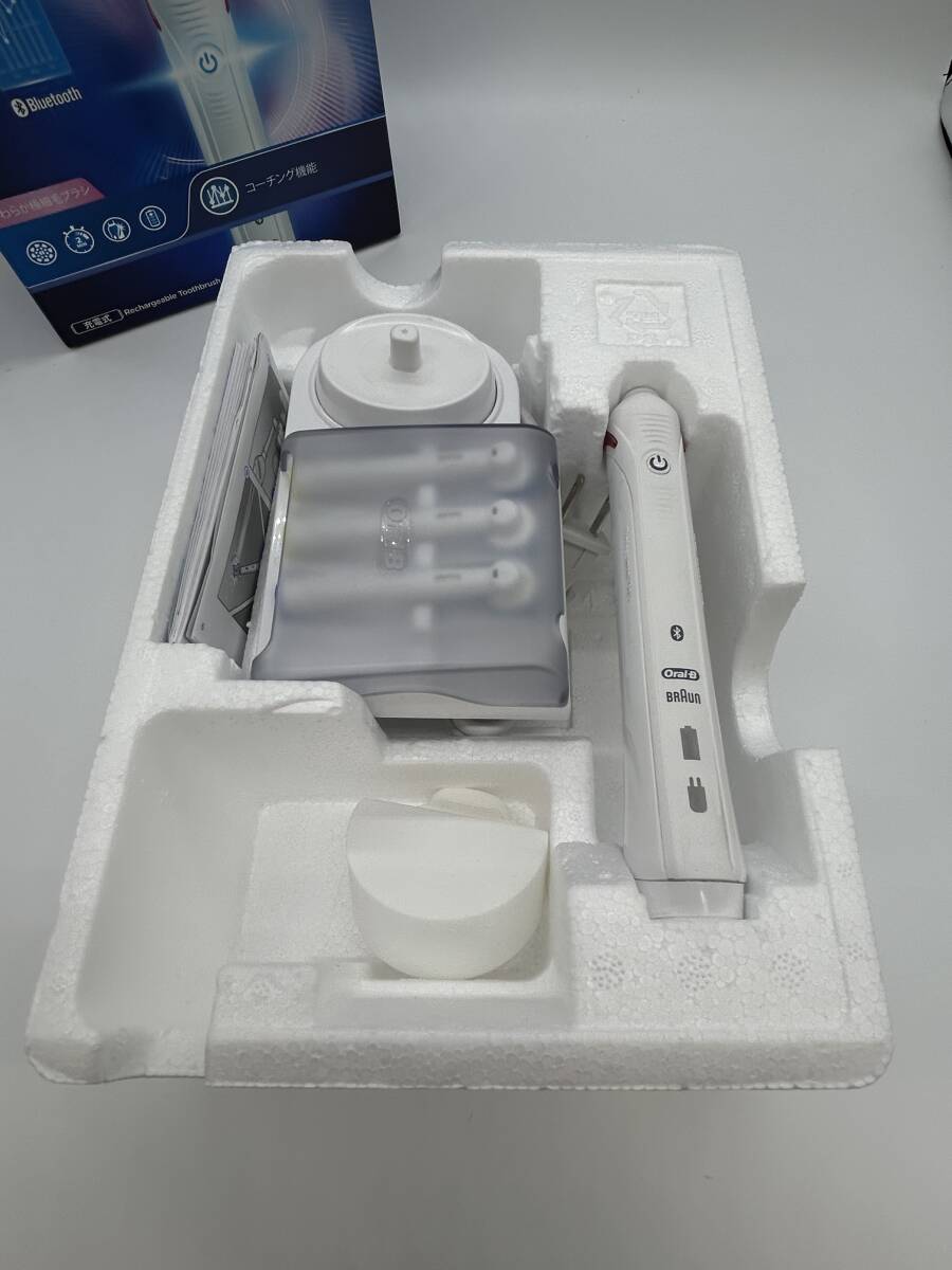 H193☆ BRAUN ブラウン Oral-B オーラルB SMART4 4000 充電式 電動歯ブラシ 替えブラシ３本 元箱付き コーチング機能 歯石除去力アップ