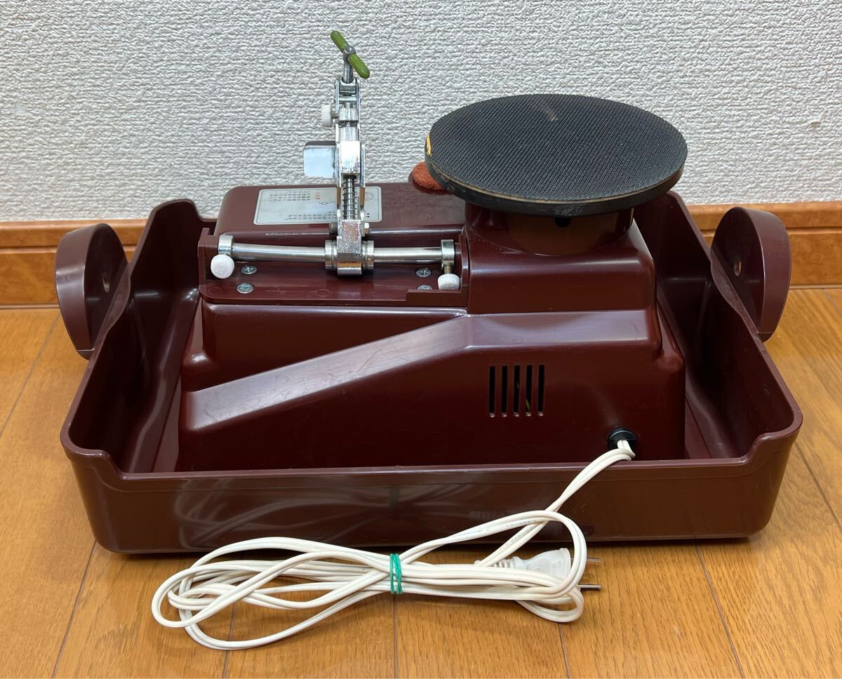 送料無料??！ 理容道具 島理研 TOGI RAKU トギラーク 鋏研磨機(jī) ハサミ研ぎ器 動作OK 床屋 刃物研ぎ シザー 