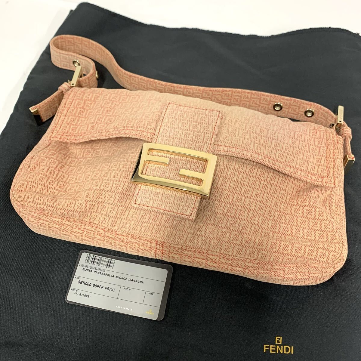 ヴィンテージ FENDI フェンディ マンマバケット ワンショルダーバッグ ハンドバッグ 8BR000 028 肩掛けレディースブランド カ4