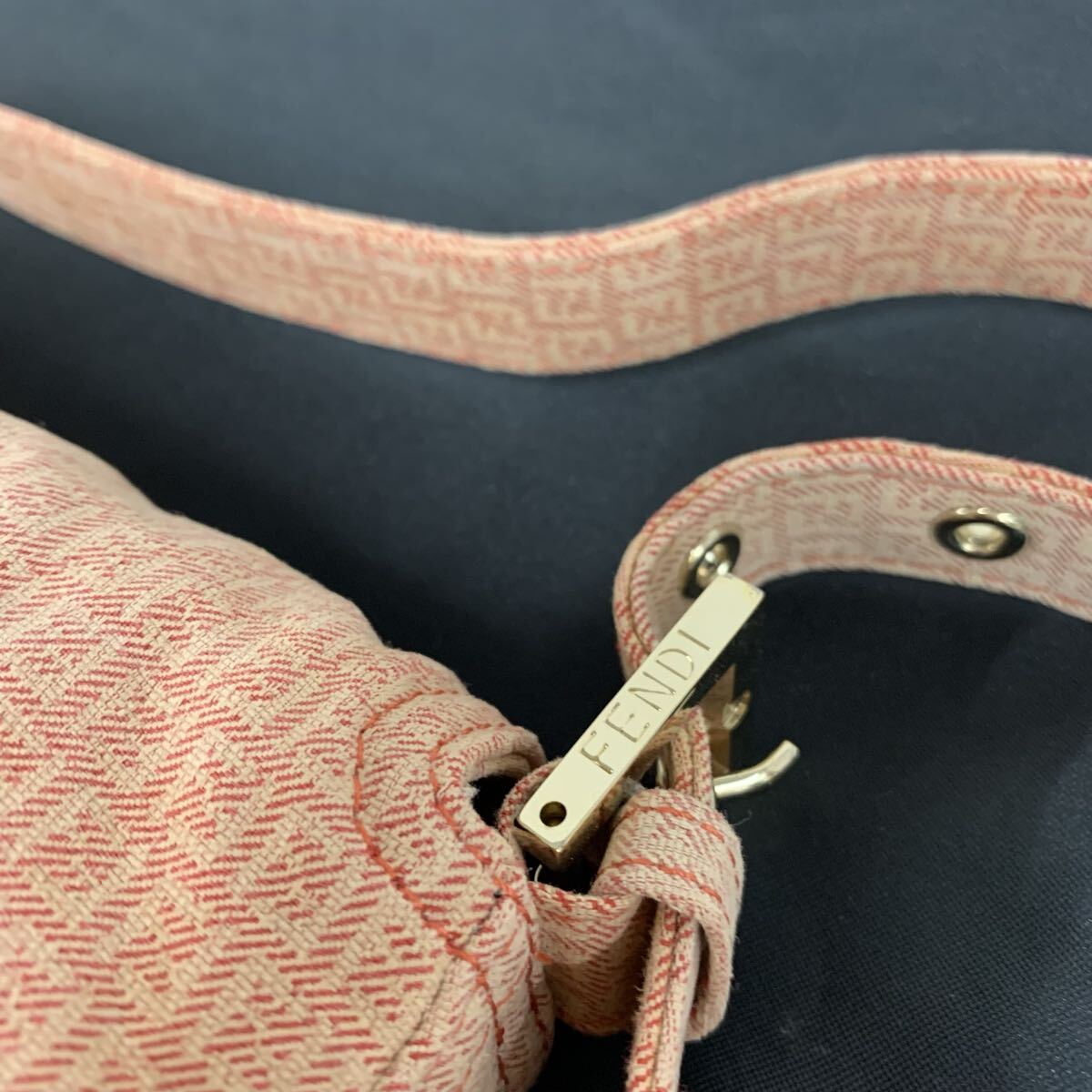 ヴィンテージ FENDI フェンディ マンマバケット ワンショルダーバッグ ハンドバッグ 8BR000 028 肩掛けレディースブランド カ4