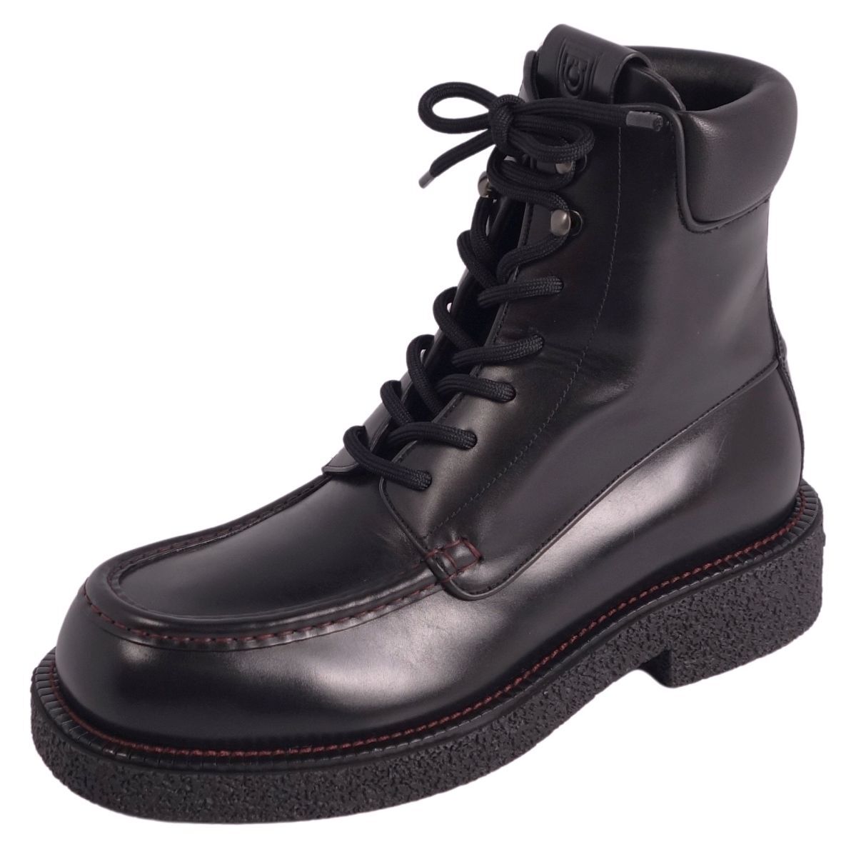  не использовался Salvatore Ferragamo Salvatore Ferragamo ботинки короткие сапоги гонки выше мужской 10M(28cm) черный ce08ds-rm20e33067