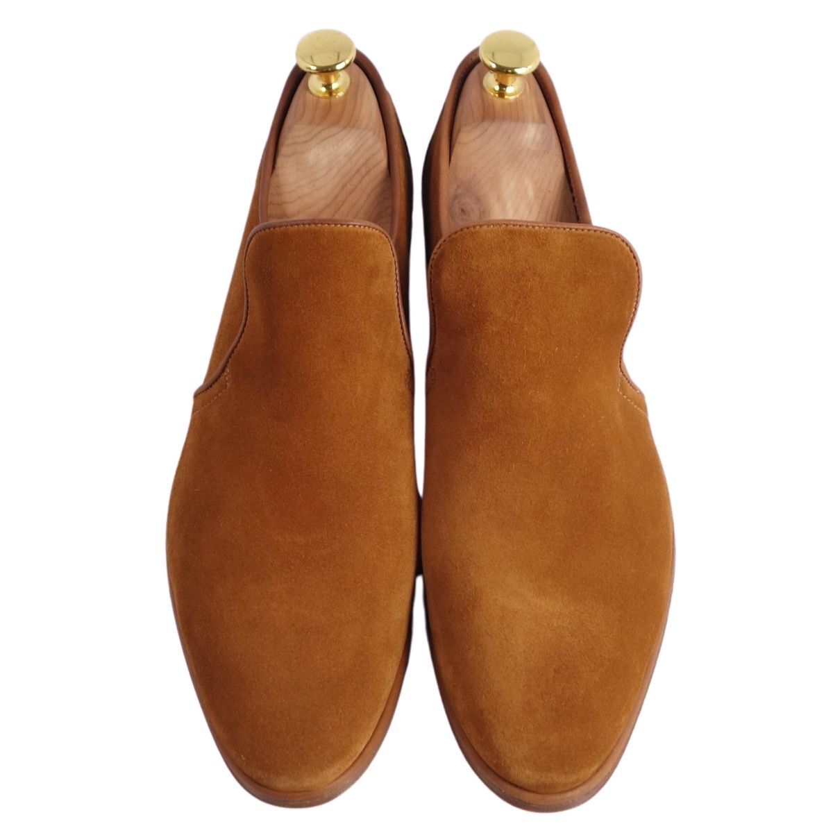  не использовался Salvatore Ferragamo Salvatore Ferragamo Loafer туфли без застежки замша кожа обувь мужской 6.5EE Brown ce08do-rm10e32990