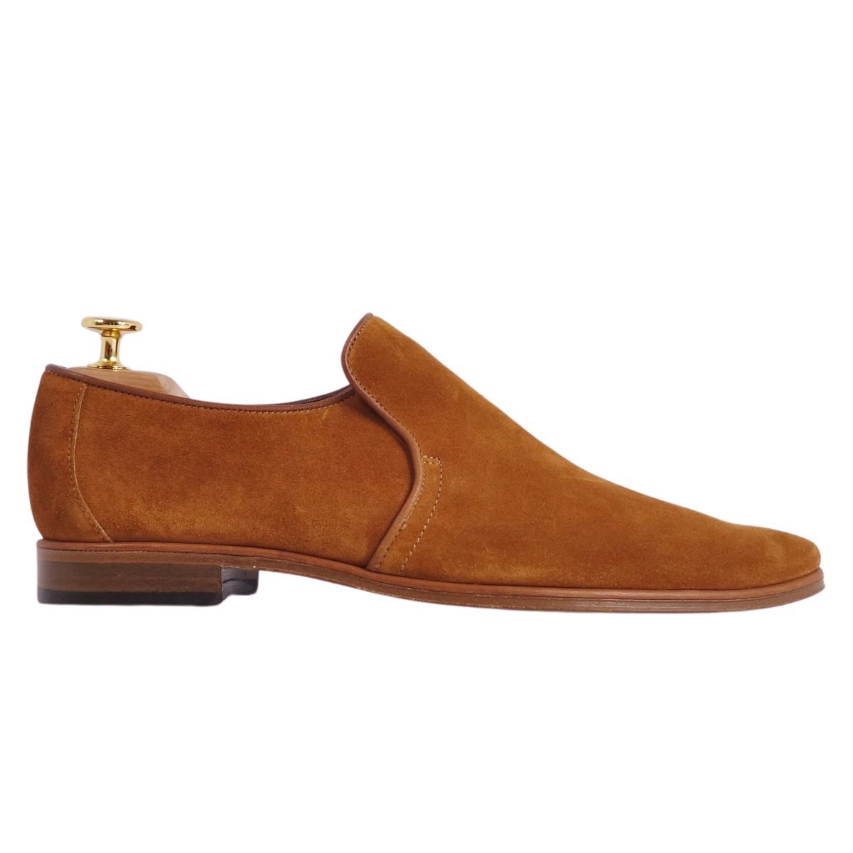  не использовался Salvatore Ferragamo Salvatore Ferragamo Loafer туфли без застежки замша кожа обувь мужской 6.5EE Brown ce08do-rm10e32990