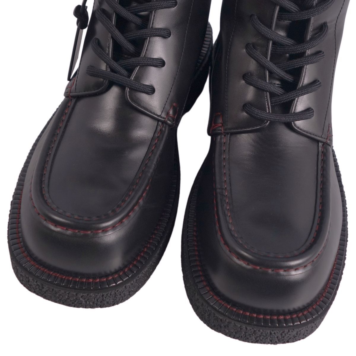  не использовался Salvatore Ferragamo Salvatore Ferragamo ботинки короткие сапоги гонки выше мужской 10M(28cm) черный ce08ds-rm20e33067