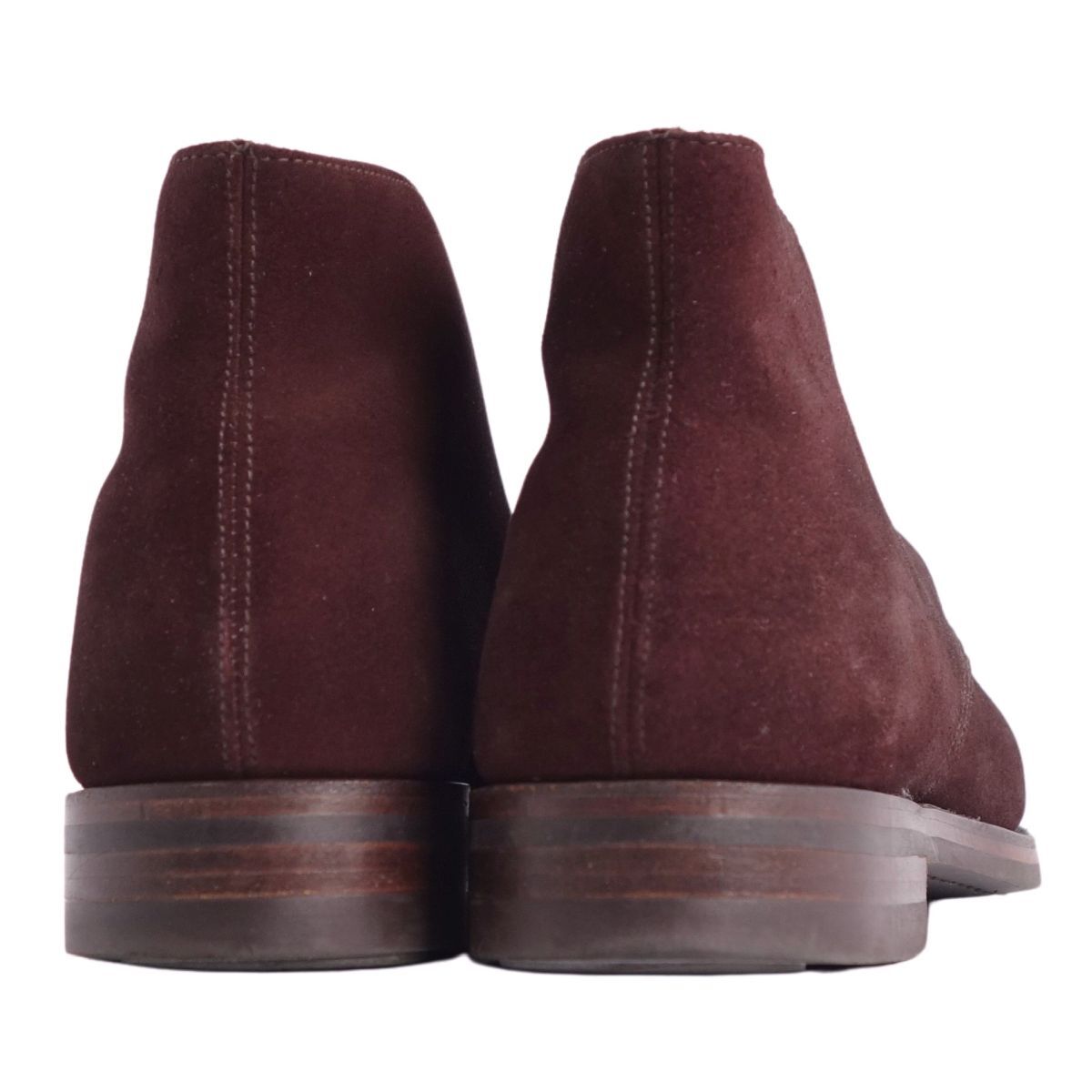 美品 クロケット&ジョーンズ Crockett&Jones TETBURY テットベリー チャッカブーツ スウェード メンズ 6.5D ブラウン ce08de-rm20e33089_画像5
