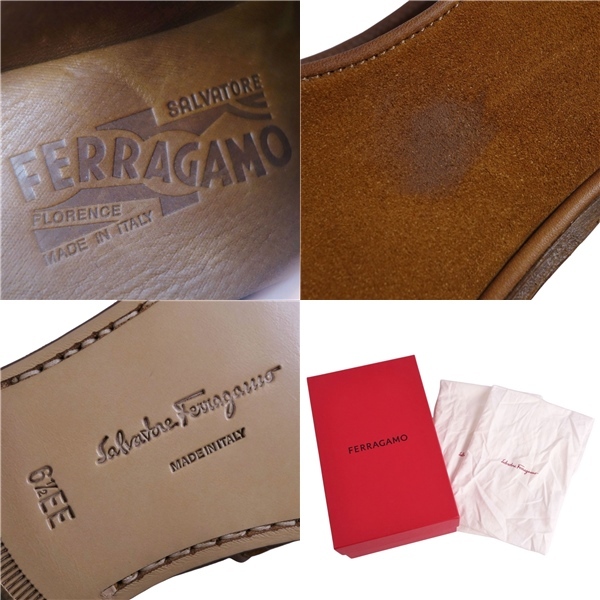  не использовался Salvatore Ferragamo Salvatore Ferragamo Loafer туфли без застежки замша кожа обувь мужской 6.5EE Brown ce08do-rm10e32990