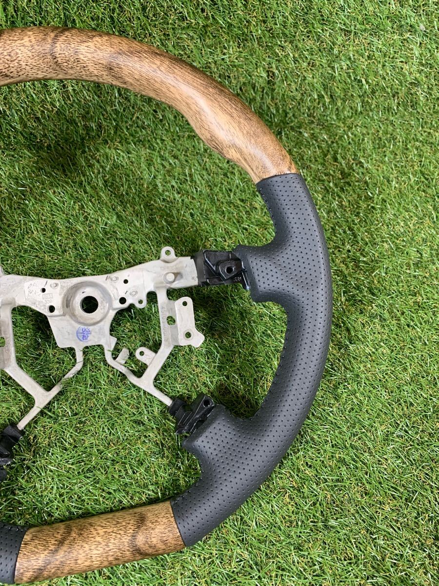 ハイエース200系 社外ウッドコンビハンドル 1型/2型/3型 タウンエース前期 新品未使用 コンビステアリング【Ba755-8】_画像3