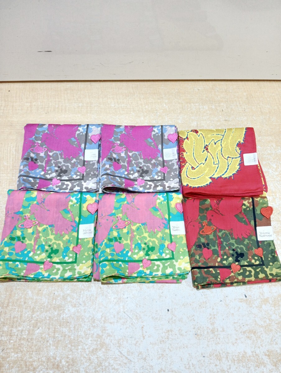 ● 新品タグ付き Vivienne Westwood ヴィヴィアンウエストウッド タオル ハンカチ ブランド 11枚セット まとめて