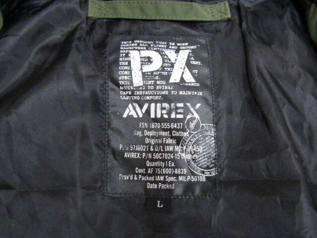 ★AVIREX アヴィレックス★メンズ 6162187 TYPE G-8 WEPジャケット カーキ★R70907024C_画像5